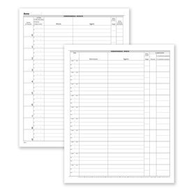 Registro corrispondenza arrivo/partenza - 50 pagine - 31 …