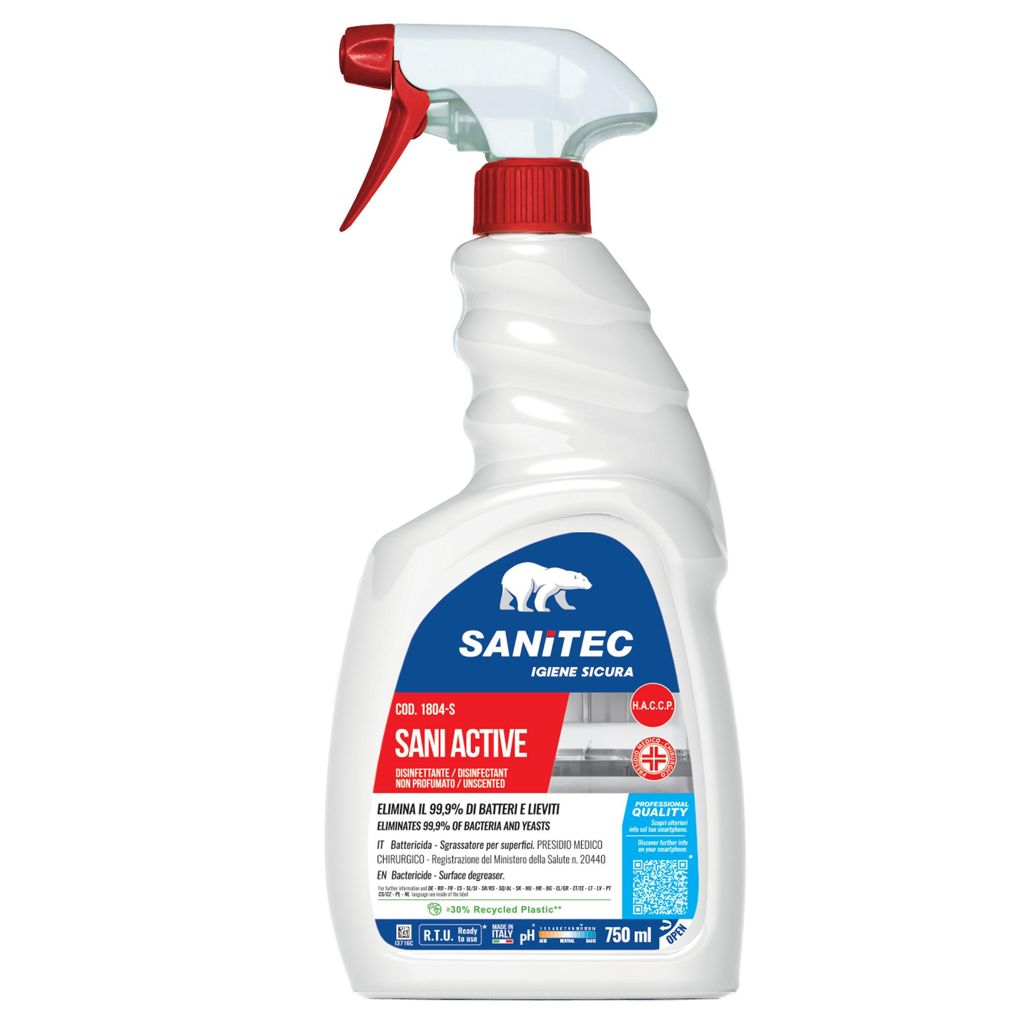 Disinfettante sgrassatore Sani Active - 750 ml - …