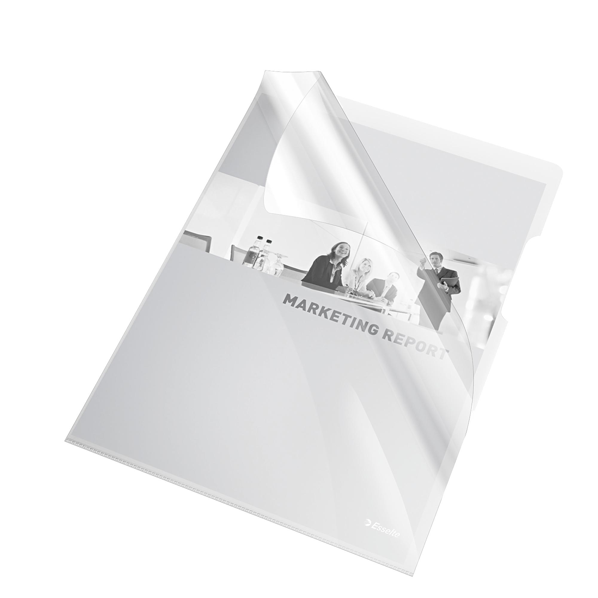 Cartelline a L - PVC - liscio - …