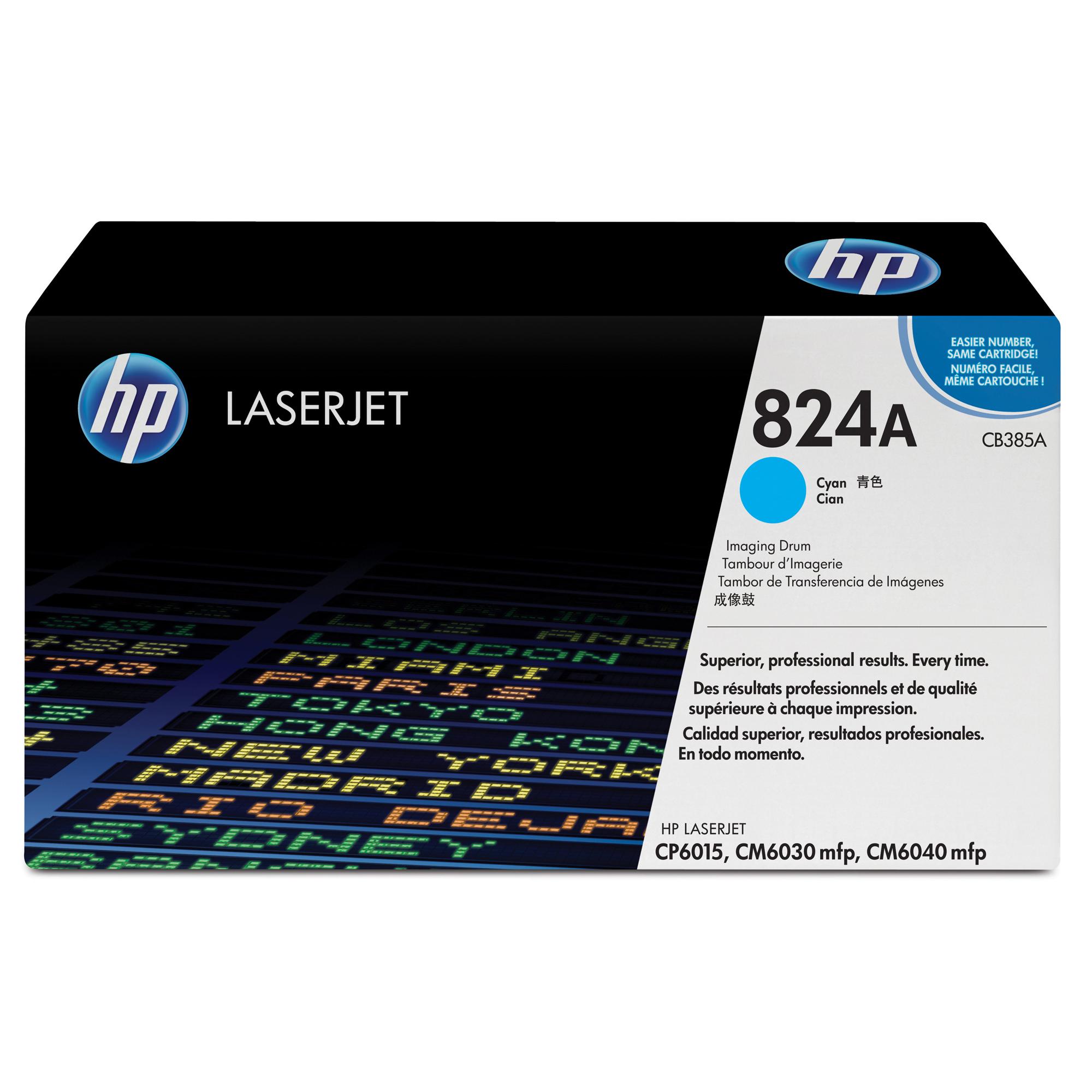 HP 824A - Ciano - originale - kit tamburo - per Color LaserJet CL2000, CM6030, CM6040, CP6015