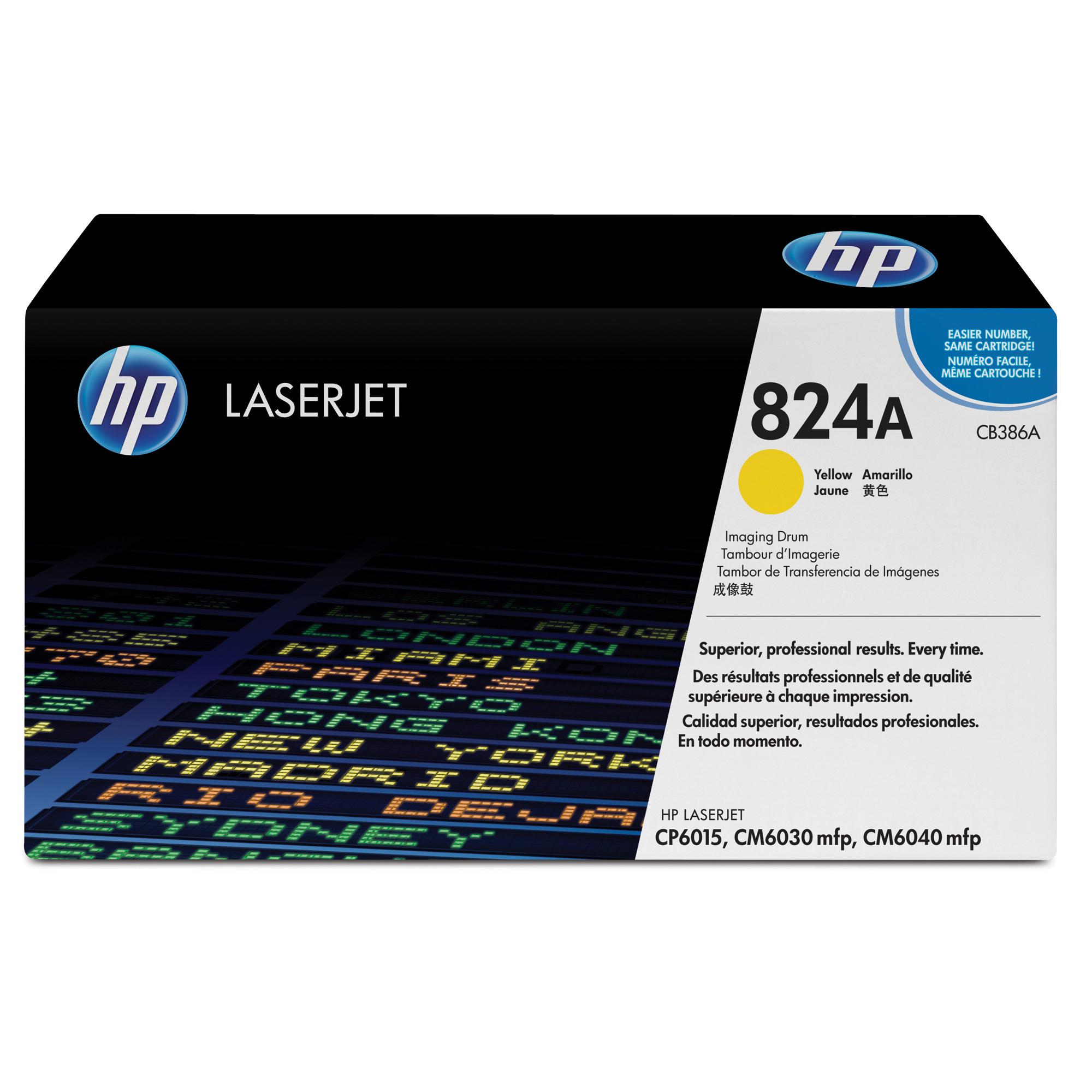 HP 824A - Giallo - originale - kit tamburo - per Color LaserJet CM6030, CM6040, CP6015