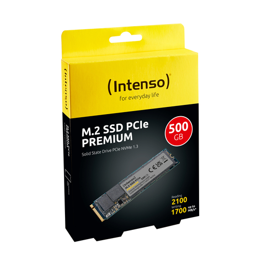Intenso PREMIUM - SSD - 500 GB - interno - M.2 2280 - PCIe 3.0 x4 (NVMe)