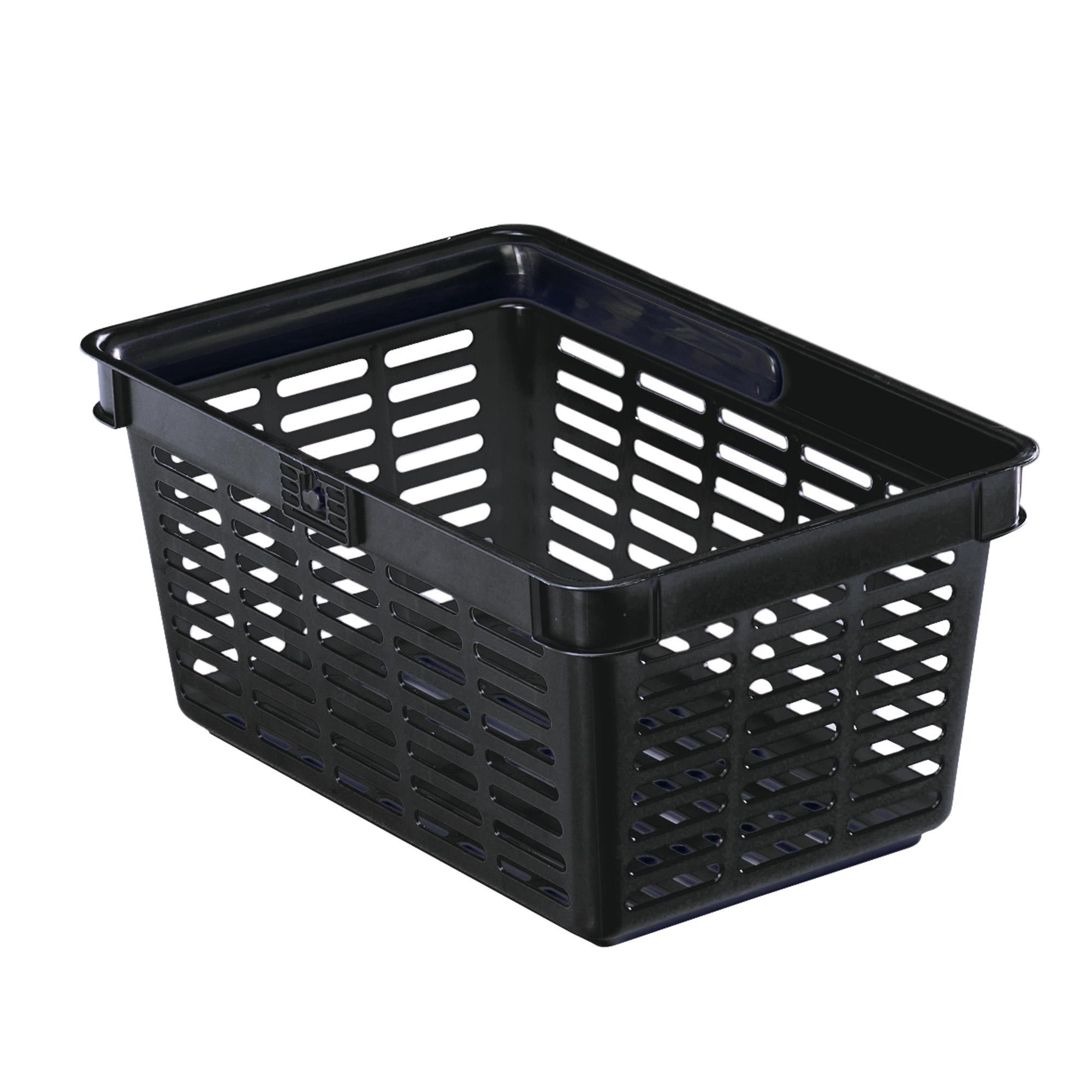 DURABLE SHOPPING BASKET IN PP 400X300X249 mm 19 LT NERO