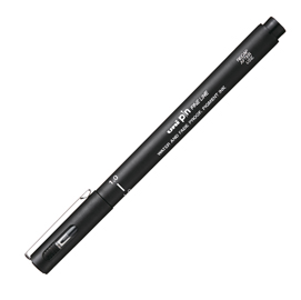 OSAMA PIN FINELINER MARCATORE A PENNA PUNTA AD AGO 1 mm NERO CONF 12 Pz.