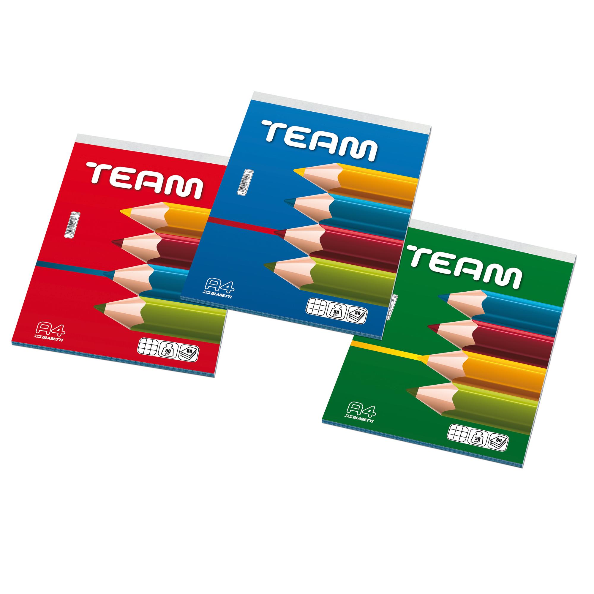BLOCCHI QUADERNI E RUBRICHE - TEAM A4