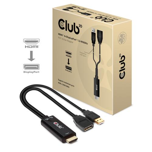 CLUB3D ADATTATORE ATTIVO DA HDMI A DISPLAYPORT 1.2 …