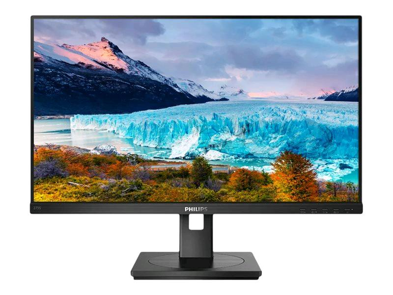 PHILIPS S LINE 275S1AE/01 27 LED 2K ULTRA HD DVI- HDMI-DYSPLAYPORT 2.560 X 1440 BLACK