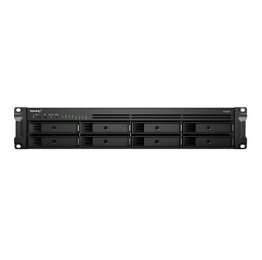 Synology RackStation RS1221+ - Server NAS - 8 alloggiamenti - montabile in rack - SATA 6Gb/s - RAID 0, 1, 5, 6, 10, JBOD - RAM 4 GB - Gigabit Ethernet - iSCSI supporto - 2U
