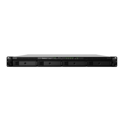 Synology RackStation RS822+ - Server NAS - 4 alloggiamenti - montabile in rack - SATA 6Gb/s - RAID 0, 1, 5, 6, 10, JBOD - RAM 2 GB - Gigabit Ethernet - iSCSI supporto - 1U