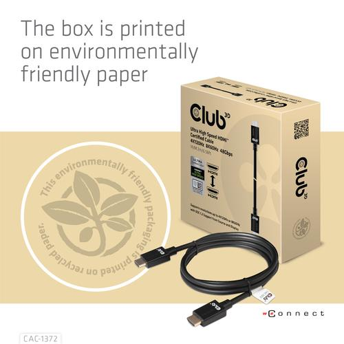 CLUB3D CAVO HDMI ULTRA HIGH SPEED 4K/120HZ 8K/60 …