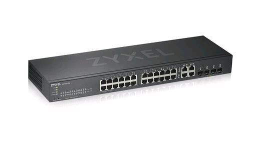 Zyxel GS1920-24v2 - Switch - intelligente - 24 x 10/100/1000 + 4 x combo Gigabit SFP - montabile su rack