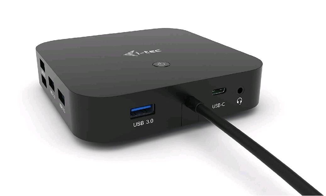 i-Tec USB-C Dual Display Docking Station with Power Delivery - Docking station - USB-C / Thunderbolt 3 - DP - GigE