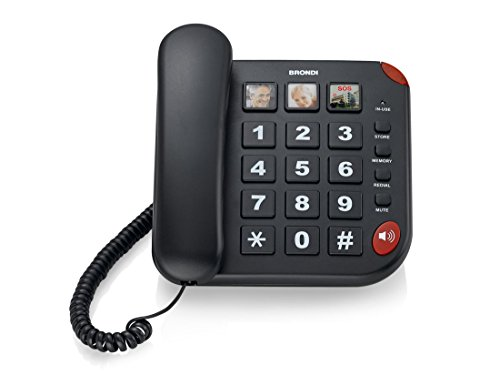 BRONDI BRAVO CORDLESS DISPLAY RETROILLUMINATO TASTI GRANDI 5 …