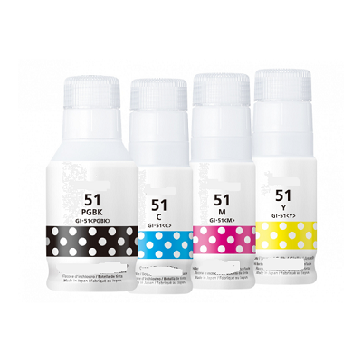 Yellow 70Ml Com PixmaG1520,1560,2420,2560,3520,3460#GI41/51