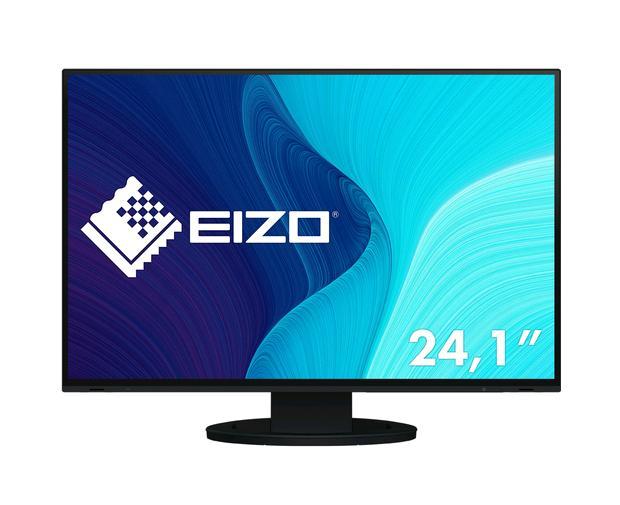 EIZO FlexScan EV2495-BK - Con FlexStand - monitor a LED - 24.1" - 1920 x 1200 - IPS - 350 cd/m² - 1000:1 - 5 ms - HDMI, DisplayPort, USB-C - altoparlanti - nero
