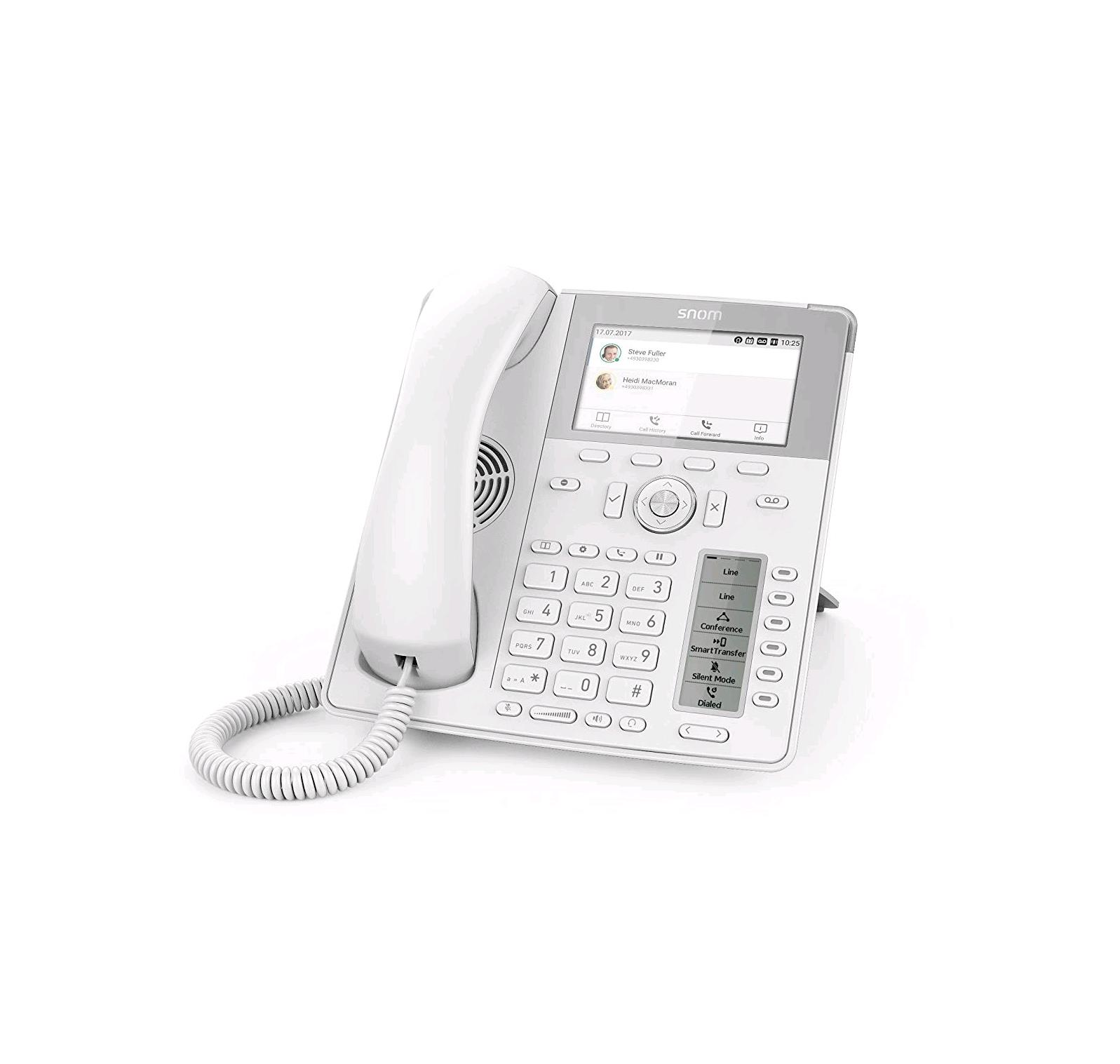SNOM D785 TELEFONO CON VIVAVOCE WHITE
