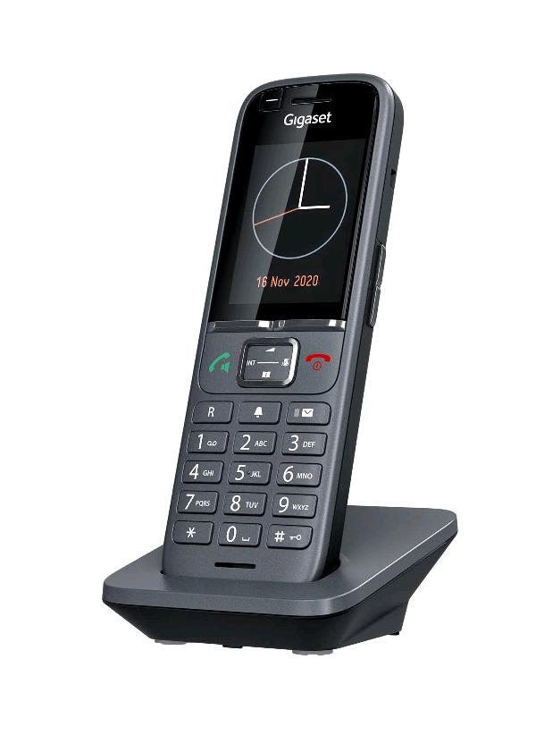 Gigaset S700H PRO - Handset estensione cordless - con interfaccia Bluetooth con ID chiamante - ECO DECTGAPCAT-iq - antracite