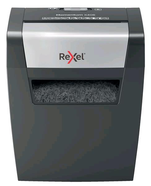 REXEL MOMENTUM X406 DISTRUGGIDOCUMENTI A FRAMMENTO CESTINO 15LT …