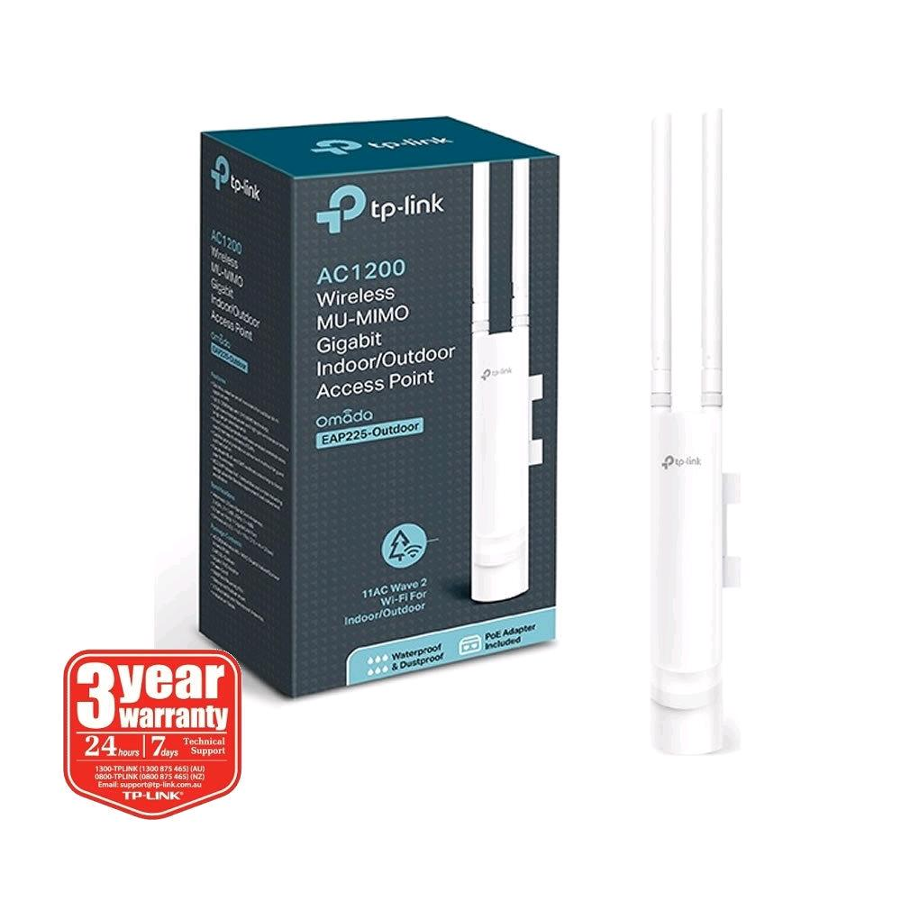 TP-Link EAP225-Outdoor - Wireless access point - Wi-Fi 5 - 2.4 GHz, 5 GHz