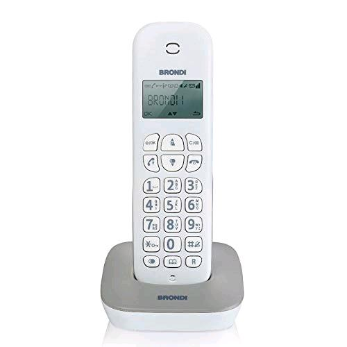 BRONDI GALA CORDLESS AMPIO DISPLAY COLORE BIANCO GRIGIO