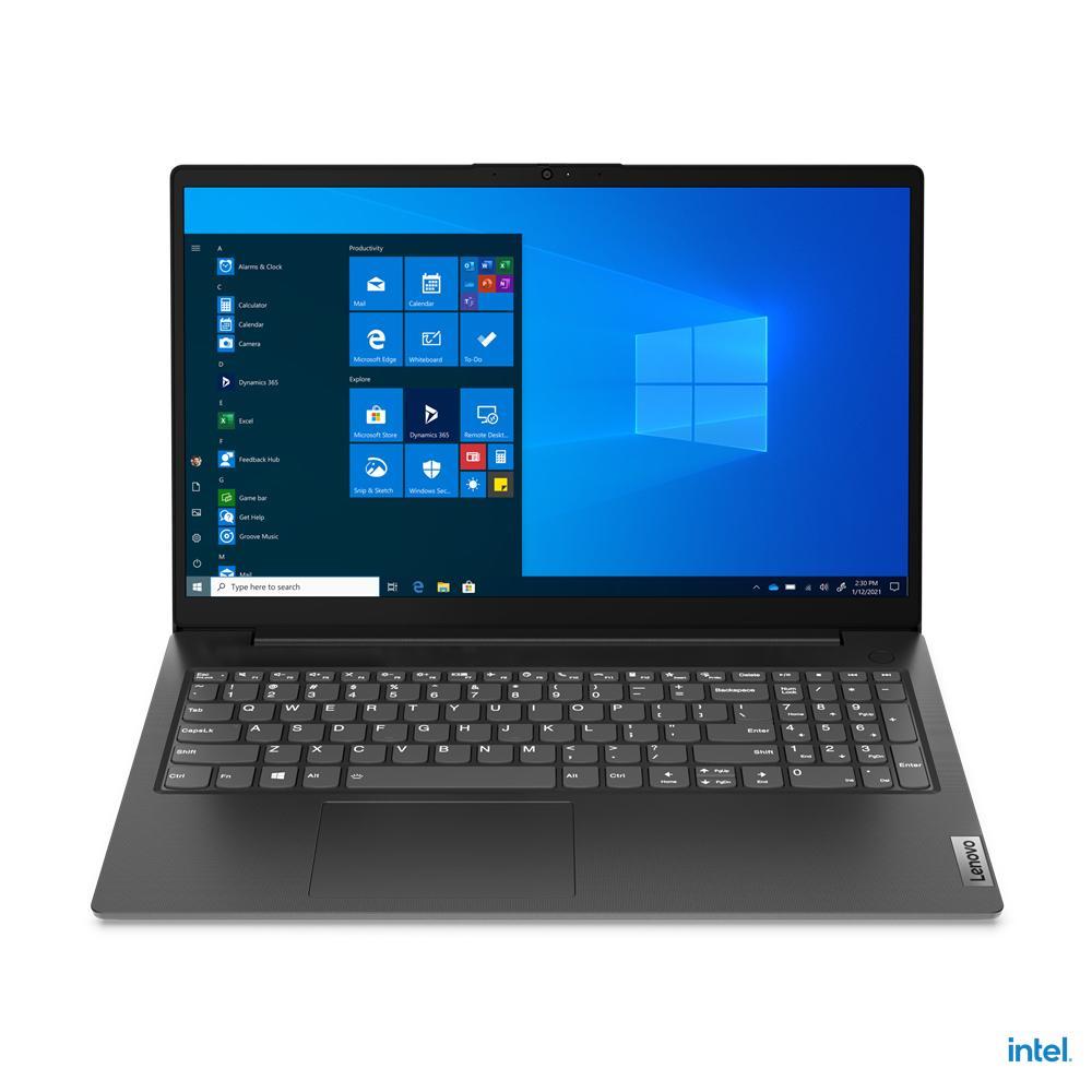 Lenovo V15 G2 IJL 82QY - Intel Celeron N4500 / 1.1 GHz - Win 11 Home - UHD Graphics - 8 GB RAM - 256 GB SSD NVMe - 15.6" TN 1920 x 1080 (Full HD) - Wi-Fi 5 - nero - tast: italiana
